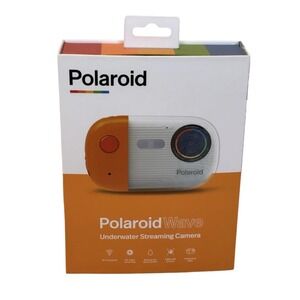 Polaroid Wave Underwater Digital Streaming Camera WiFi Waterproof 18MP Open Box